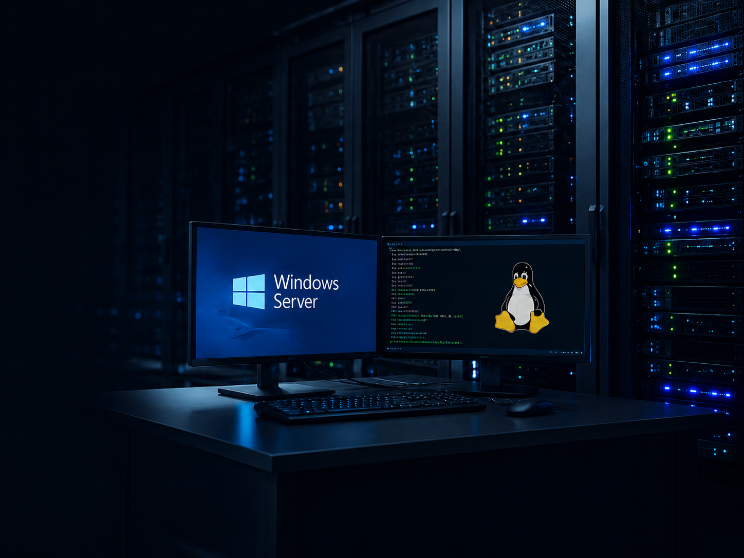 Servidores Windows e Linux